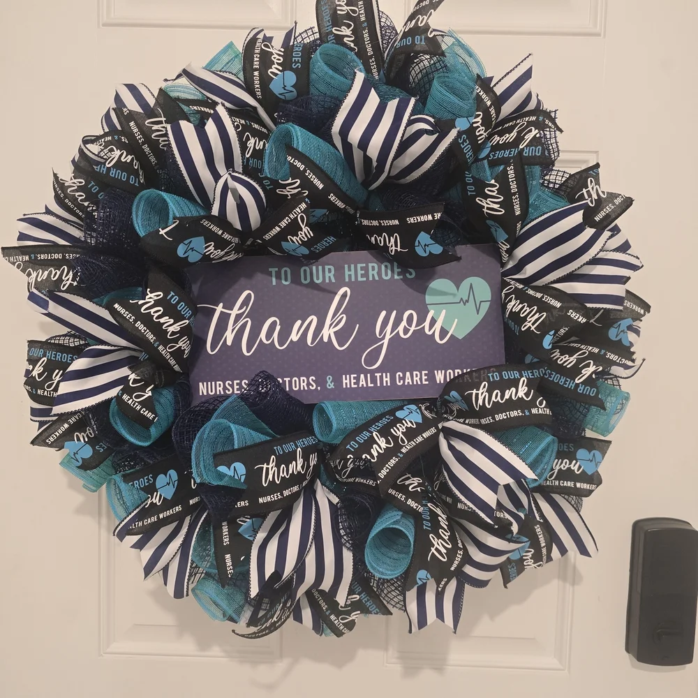 Thank You Healthcare Workers Wreath